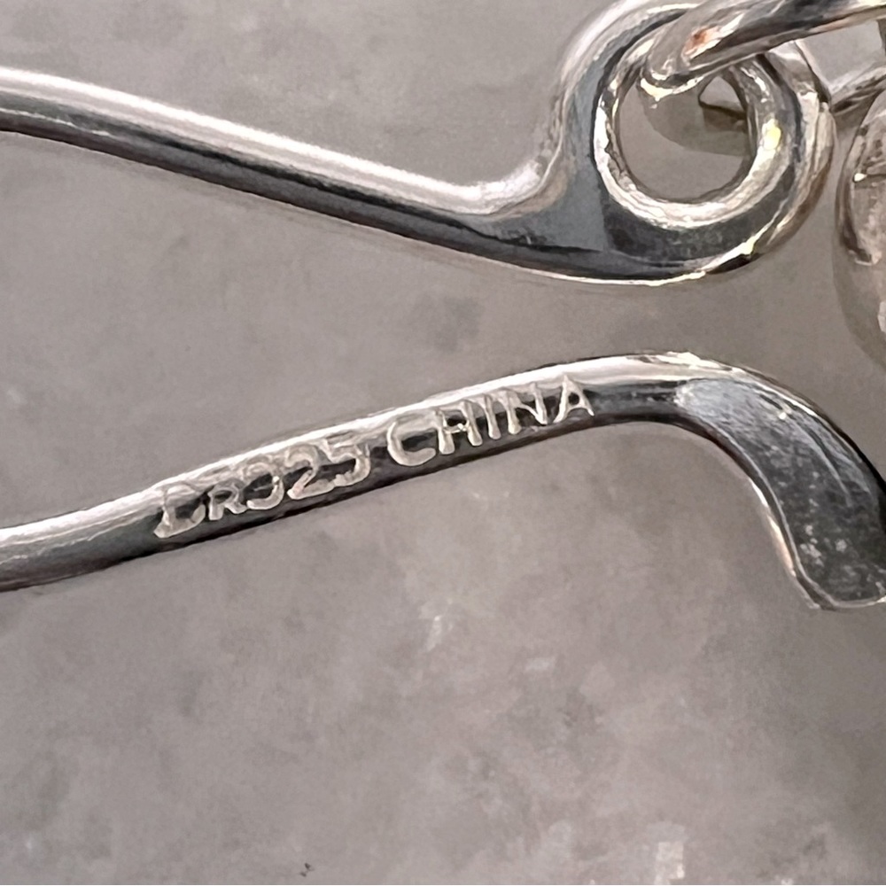 Gray Calcite Sterling Silver Statement Necklace - image 8